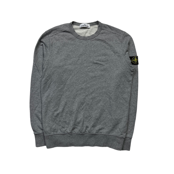 Stone Island 2019 Light Grey Sweatshirt - Large