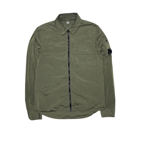CP Company Chrome Khaki Green Overshirt