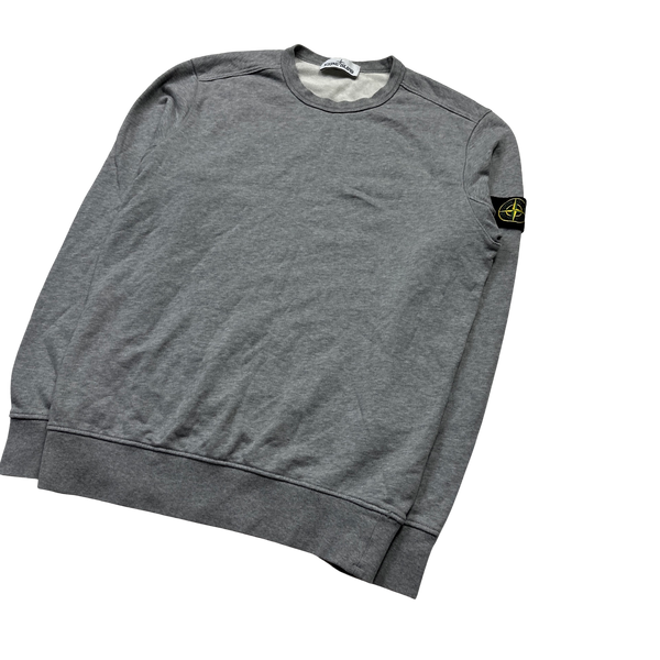Stone Island 2019 Light Grey Sweatshirt - Large