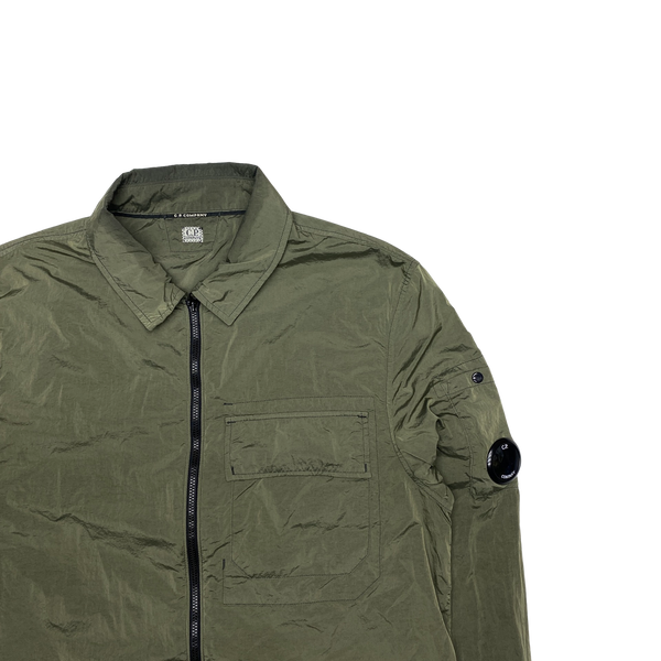 CP Company Chrome Khaki Green Overshirt