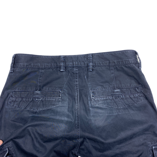 Stone Island Navy Blue Slim Fit Cargo Trousers