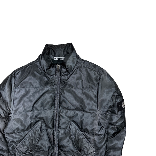 Stone Island 2008 Down Filled Mesh Reflective Jacket - Medium