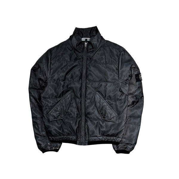 Stone Island 2008 Down Filled Mesh Reflective Jacket - Medium