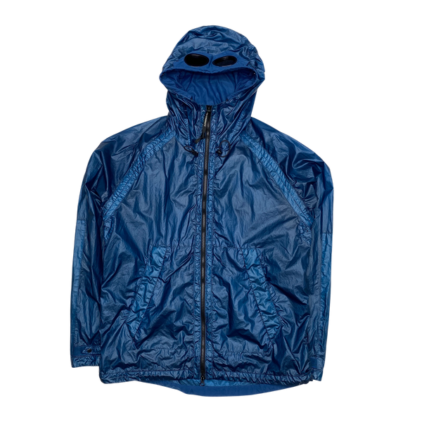 CP Company Blue Nyber Goggle Jacket