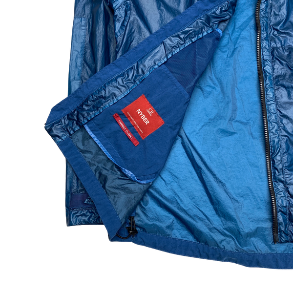 CP Company Blue Nyber Goggle Jacket