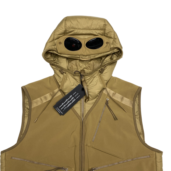 CP Company Shell R Beige Goggle Gilet