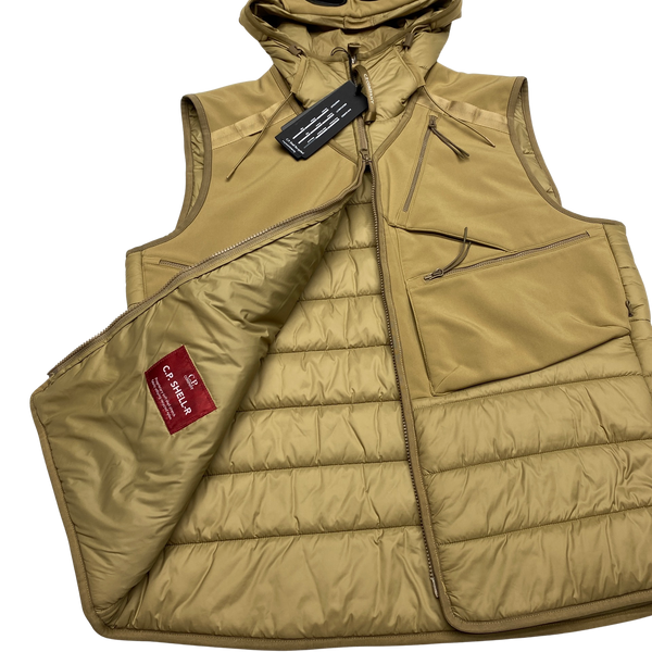 CP Company Shell R Beige Goggle Gilet