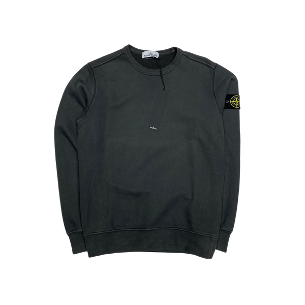 Stone Island 2019 Dark Grey Cotton Crewneck