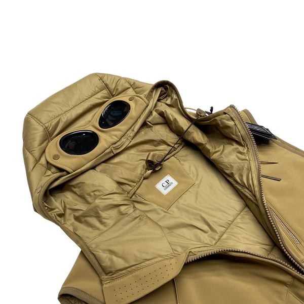 CP Company Shell R Beige Goggle Gilet