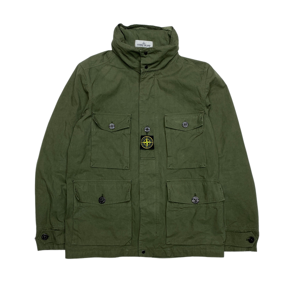 Stone Island Khaki Cotton Cordura Field Jacket