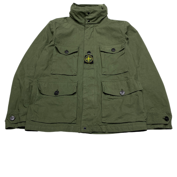 Stone Island Khaki Cotton Cordura Field Jacket