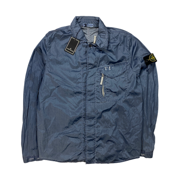 Stone Island 2010 Slate Grey Nylon Metal Overshirt