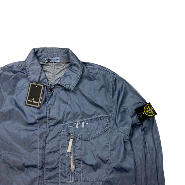 Stone Island 2010 Slate Grey Nylon Metal Overshirt