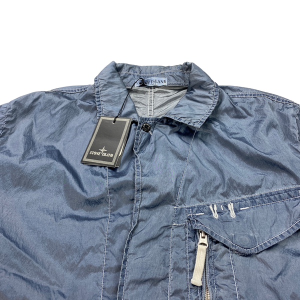 Stone Island 2010 Slate Grey Nylon Metal Overshirt
