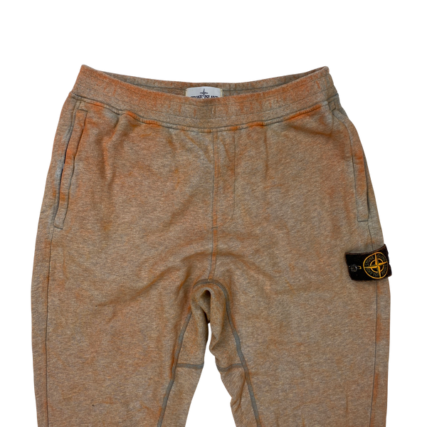 Stone Island Orange Dust Treatment Joggers