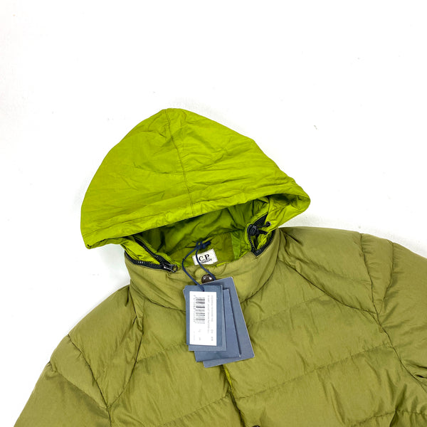 CP Company Green Piuma 50 Down Nylon Puffer