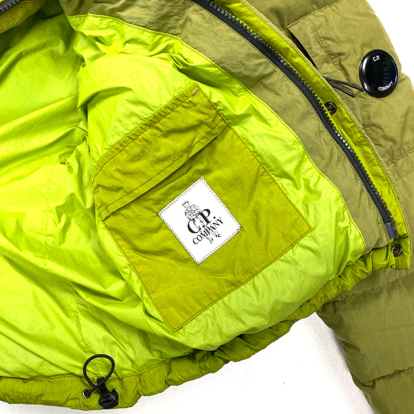 CP Company Green Piuma 50 Down Nylon Puffer
