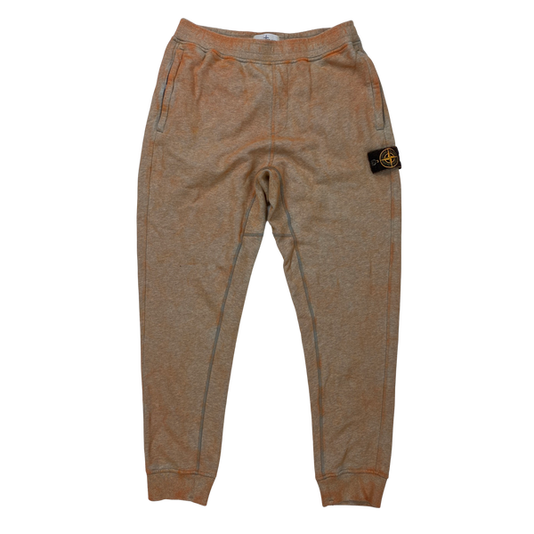 Stone Island Orange Dust Treatment Joggers