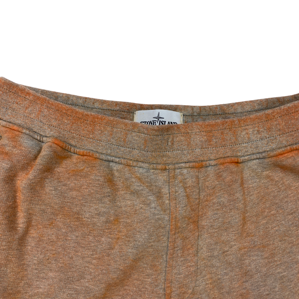 Stone Island Orange Dust Treatment Joggers