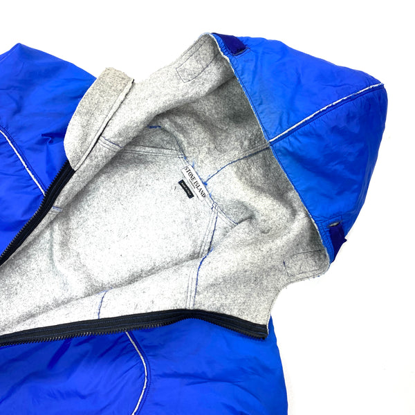 Stone Island 2005 Vintage Wool Lined Nylon Jacket