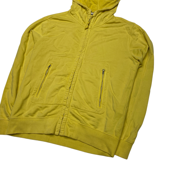 CP Company Yellow Goggle Hoodie