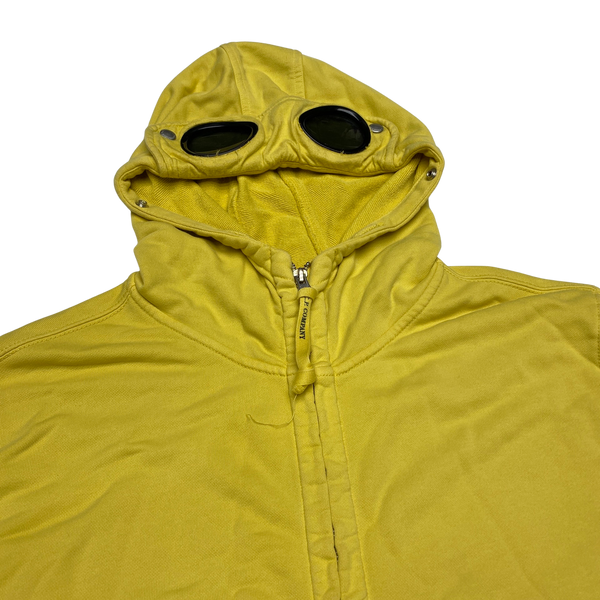 CP Company Yellow Goggle Hoodie