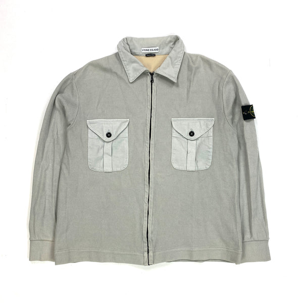 Stone Island SS2000 Vintage Ribbed Cotton Overshirt