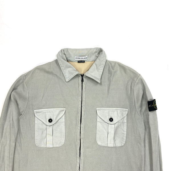 Stone Island SS2000 Vintage Ribbed Cotton Overshirt