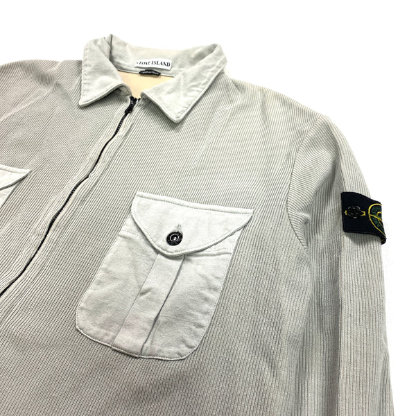 Stone Island SS2000 Vintage Ribbed Cotton Overshirt
