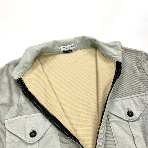 Stone Island SS2000 Vintage Ribbed Cotton Overshirt