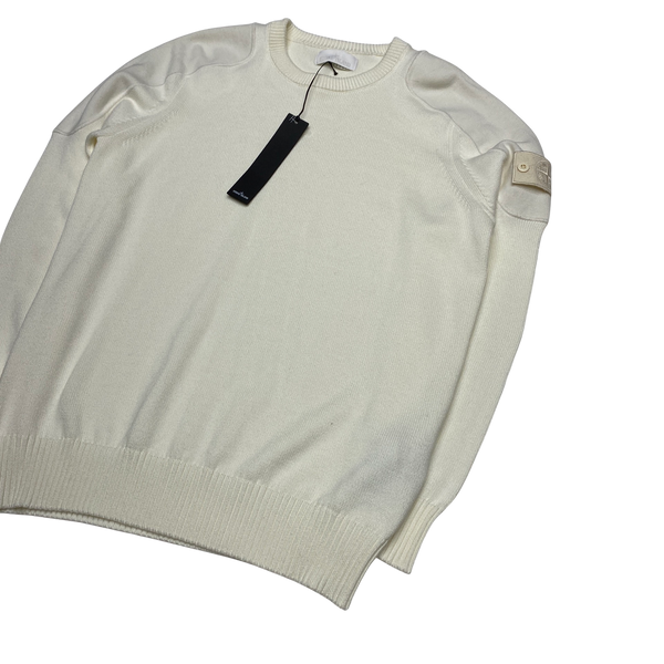 Stone Island 2018 White Ghost Knit