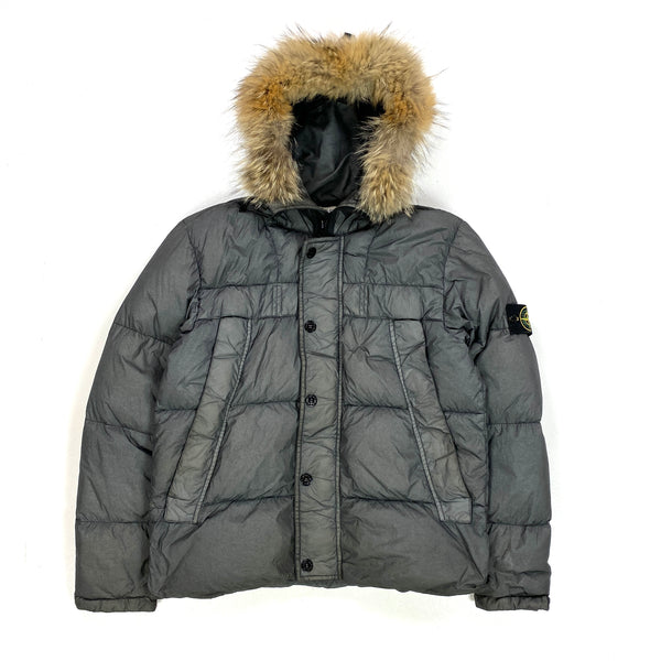 Stone island fur coat clearance