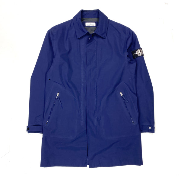 Stone Island Navy Blue Tank Shield Waterproof Jacket