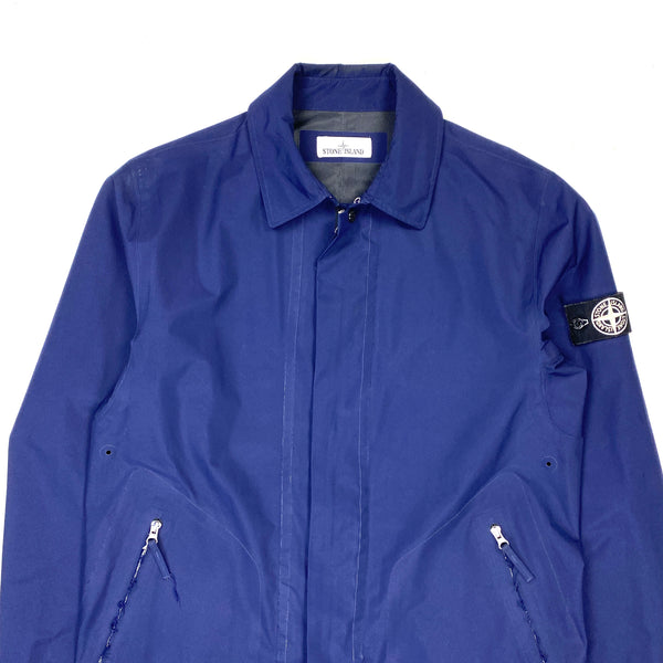Stone Island Navy Blue Tank Shield Waterproof Jacket