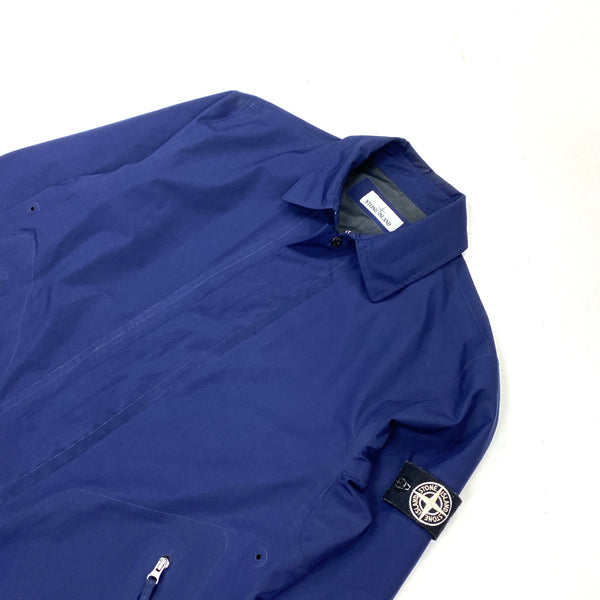 Stone Island Navy Blue Tank Shield Waterproof Jacket