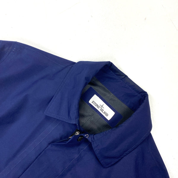 Stone Island Navy Blue Tank Shield Waterproof Jacket
