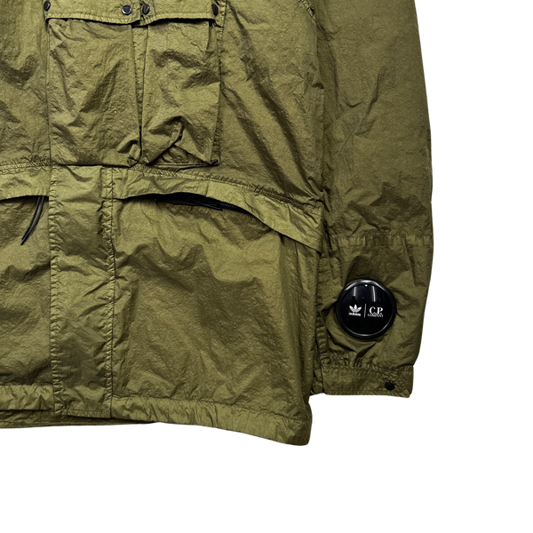 CP Company x Adidas Khaki Explorer Chrome Goggle Jacket - Medium