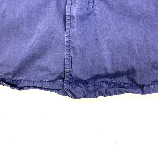Stone Island Navy Cotton Zipped Overshirt