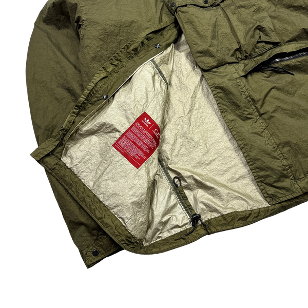 CP Company x Adidas Khaki Explorer Chrome Goggle Jacket - Medium