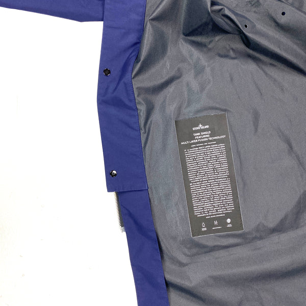 Stone Island Navy Blue Tank Shield Waterproof Jacket