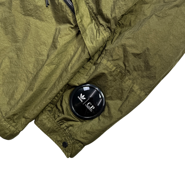 CP Company x Adidas Khaki Explorer Chrome Goggle Jacket - Medium