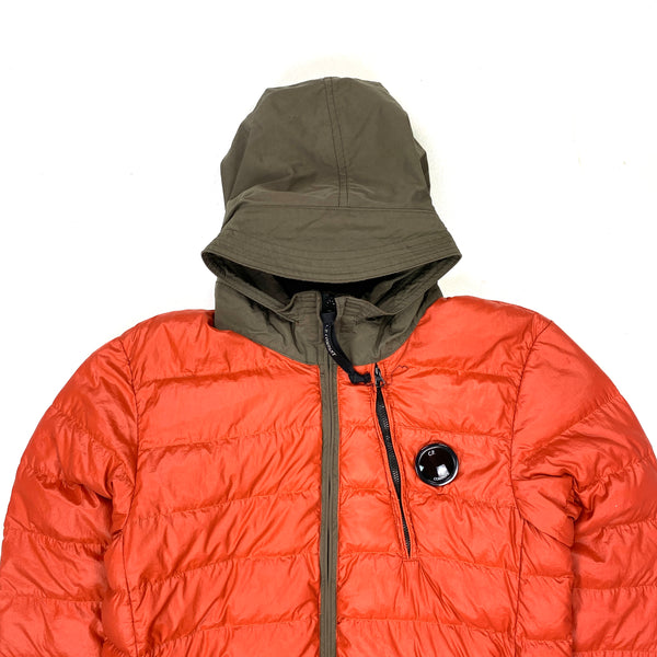 CP Company Burnt Orange Down Filled DD Shell Puffer