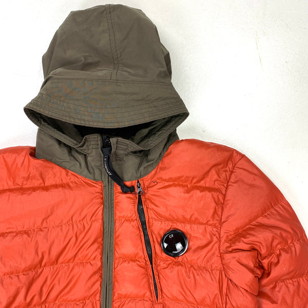 CP Company Burnt Orange Down Filled DD Shell Puffer