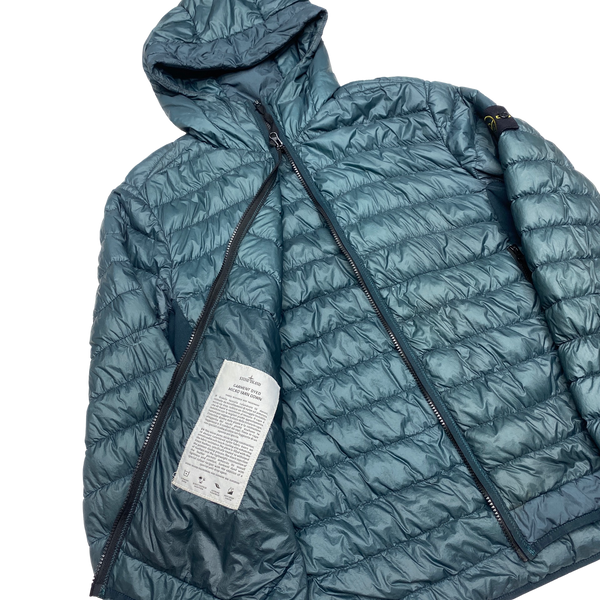 Stone Island 2018 Petrol Blue Down Filled Puffer