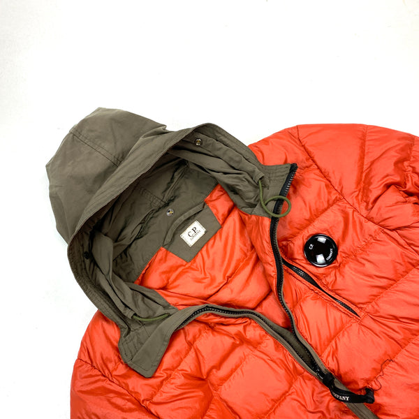 CP Company Burnt Orange Down Filled DD Shell Puffer