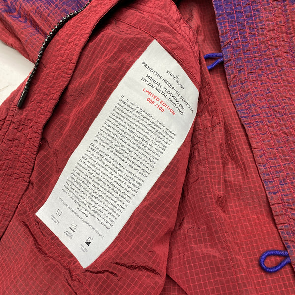 Stone Island 2019 Prototype 04 Nylon Metal Flock Grid OVD