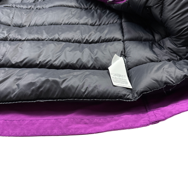 Stone Island Purple Down Filled David TC Parka Jacket - Large