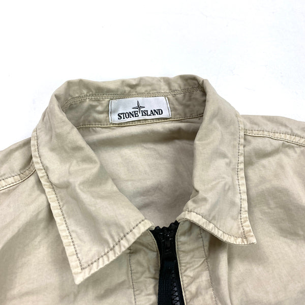 Stone Island Beige Cotton Overshirt