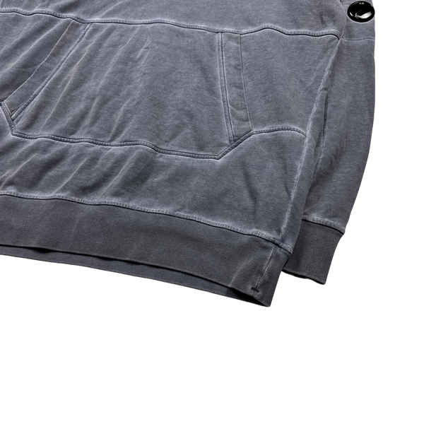 CP Company Blue ICE Dyed Pullover Hoodie - XXL