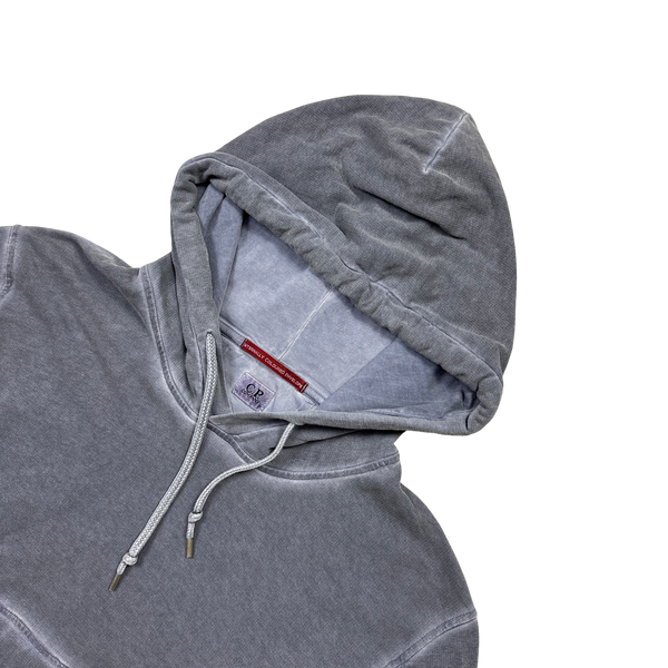 CP Company Blue ICE Dyed Pullover Hoodie - XXL